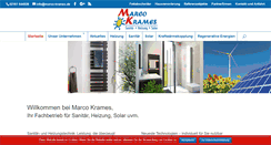 Desktop Screenshot of marco-krames.de